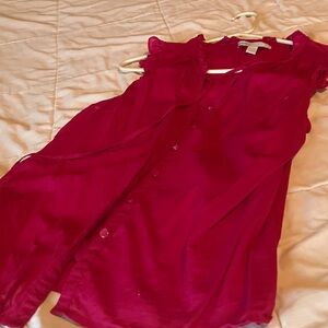 Old Navy Women's Vibrant Red Blouse